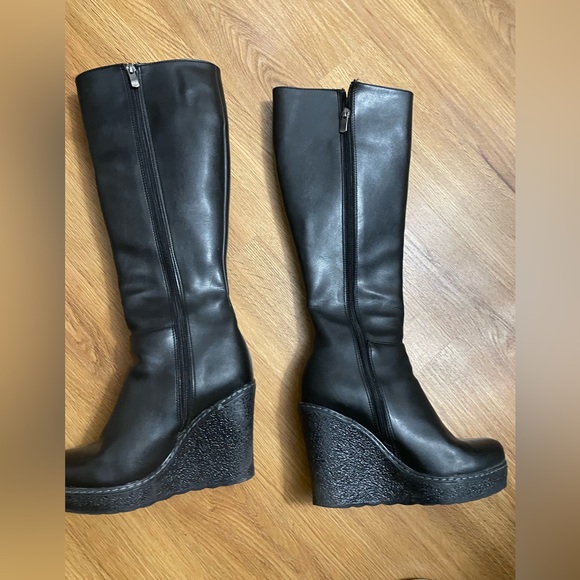 Chunky knee-high boots size 7 - Picture 4 of 7